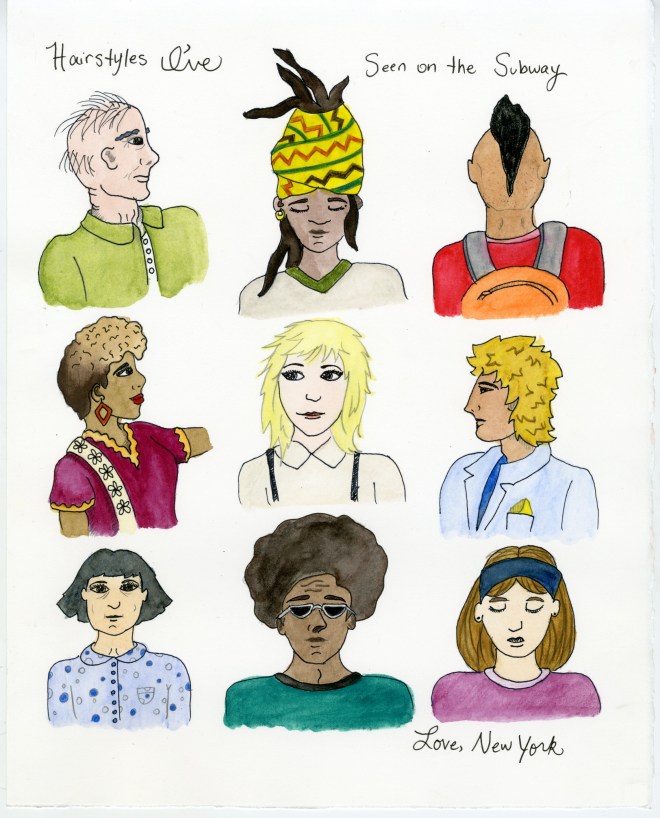 Hairstyles I've Seen on the Subway